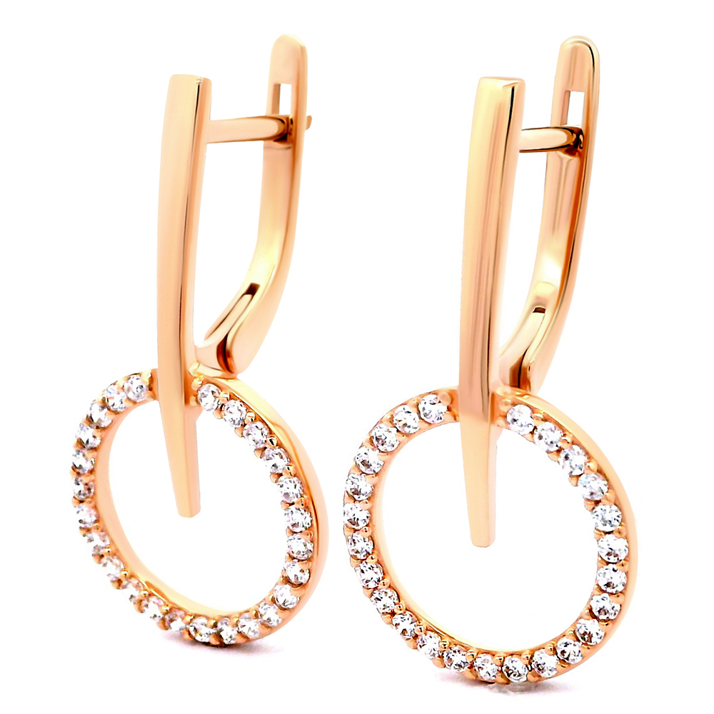 Золоті сережки (з40077) - 1