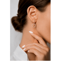 Сережки з жовтого золота Halo Light  (з40077) Рекомендації для вас - 2