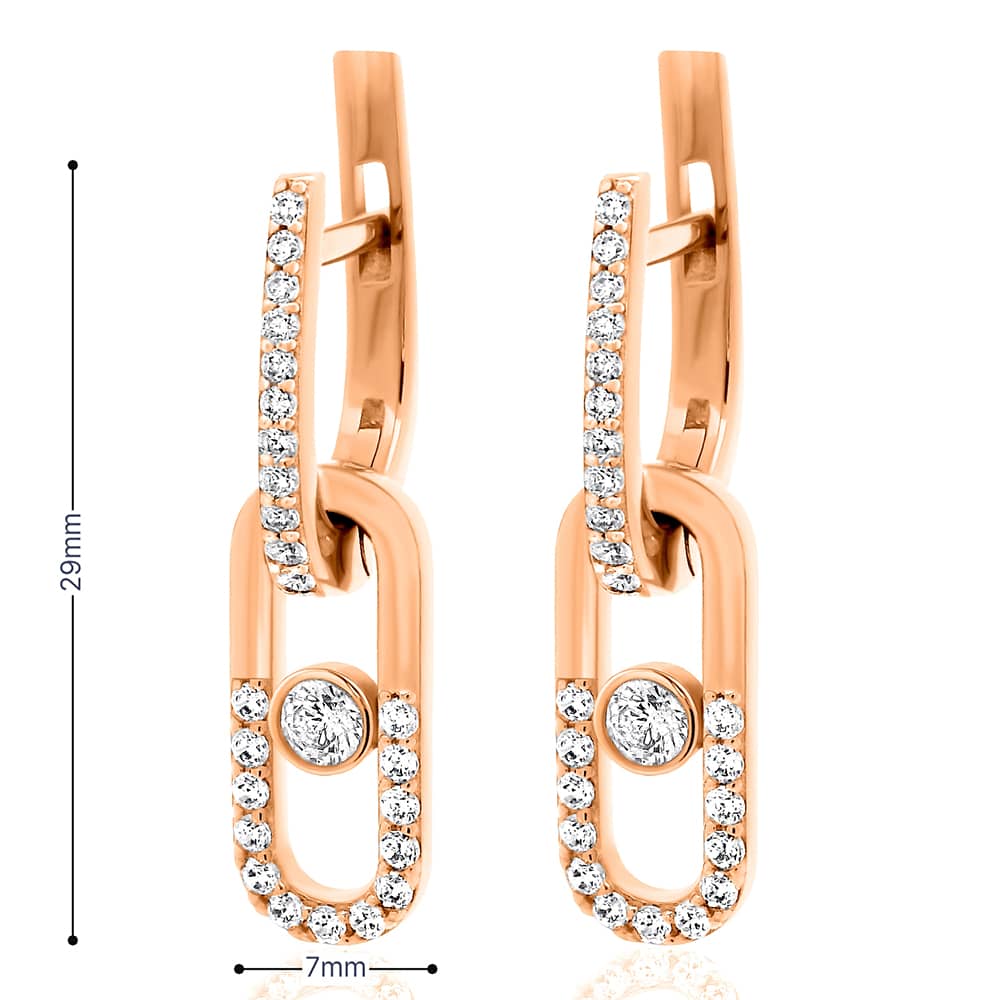 Золоті сережки (з40078) - 2