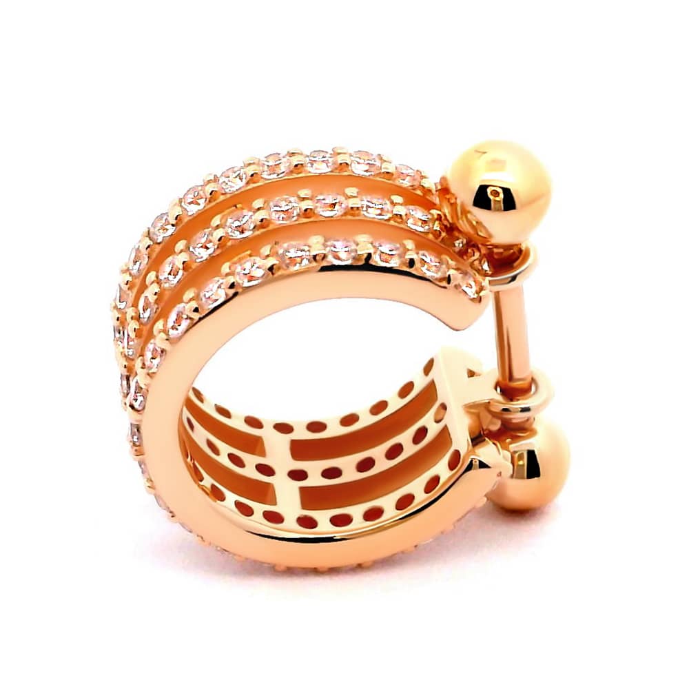 Золота сережка-кафа (з40081) - 1