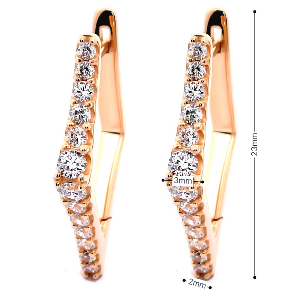 Золоті сережки (з40089) - 3