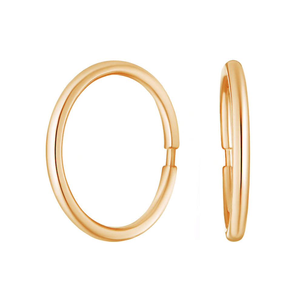 Золоті сережки конго 20 мм (з4737) - 1