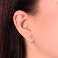 Золота сережка - кафа (з4946) Нещодавно переглянуті - 2