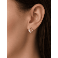 Сережки з жовтого золота Аура  (з4964) Новинки - 2