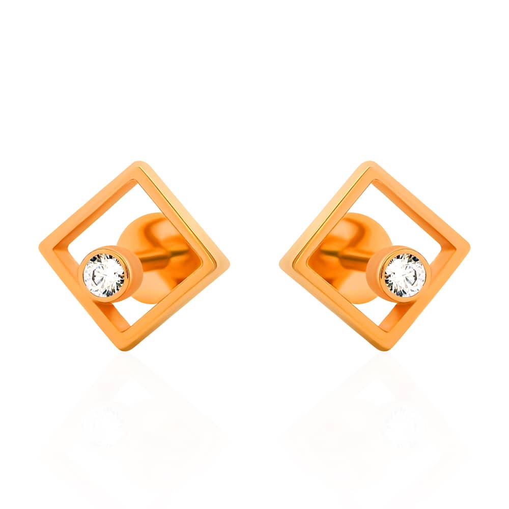 Золоті сережки-гвоздики (з4986) - 1