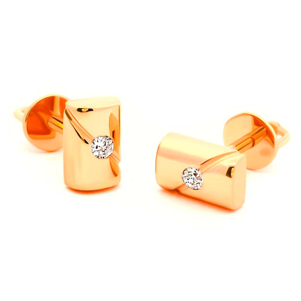 Золоті сережки-гвоздики (з4987) - 1