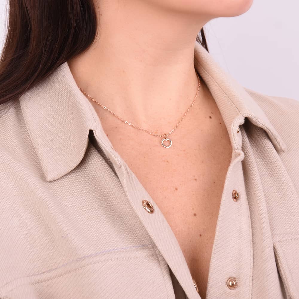 Золотий кулон Серце (з7290) - 2