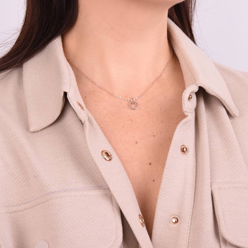 Золотий кулон Серце (з7290) - 3