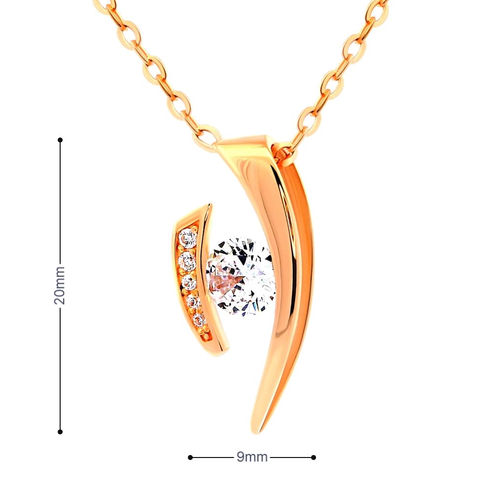 Золотий кулон (з7333) - 6