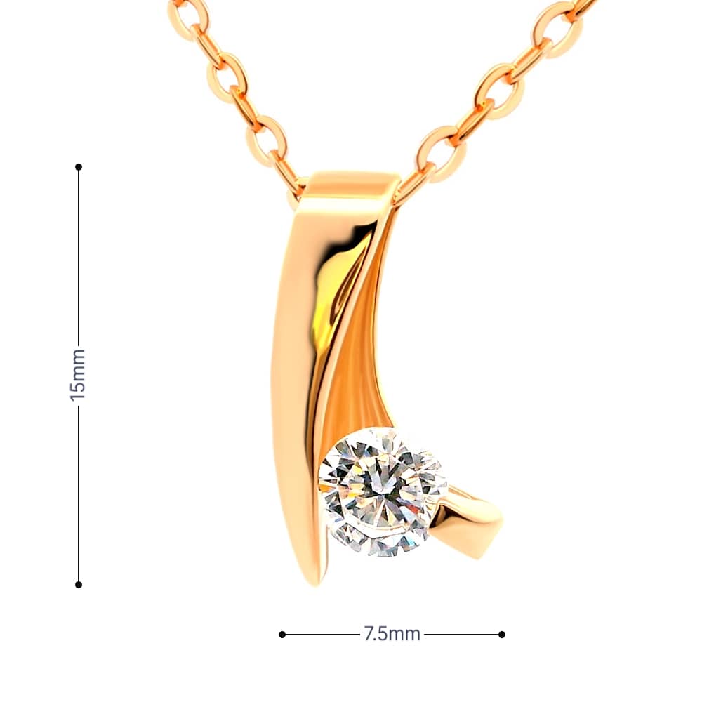 Золотий кулон (з7335) - 4