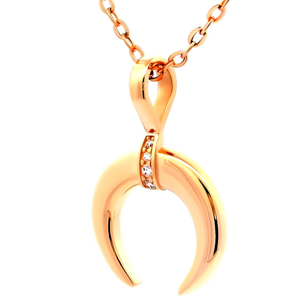 Золотий кулон Лунниця (з7365) - 4