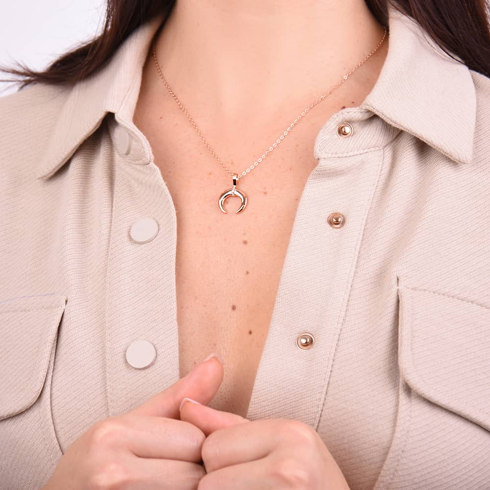 Золотий кулон Лунниця (з7365) - 2