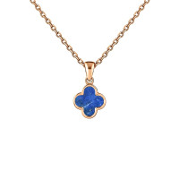 Золотий кулон Конюшина з лазуритом (з7371.3) Рекомендації для вас