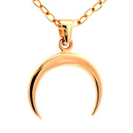 Золотий кулон Лунниця (з7372) - комплект