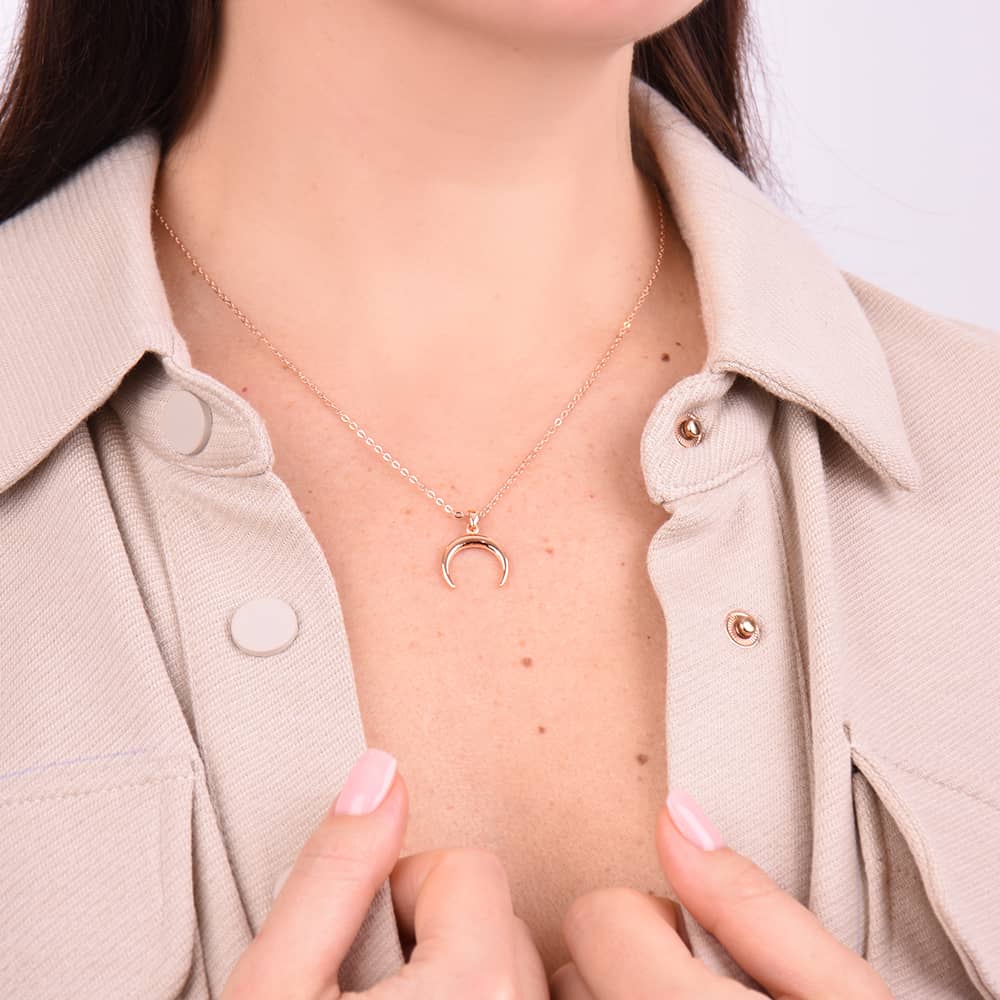 Золотий кулон Лунниця (з7372) - 2