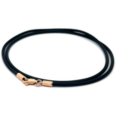 Шнурок каучуковий із золотом (з8003)