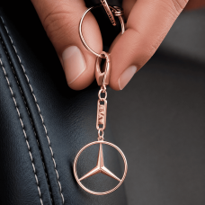 Брелок з червоного золота Mercedes (Мерседес) (з9003.1) - 2