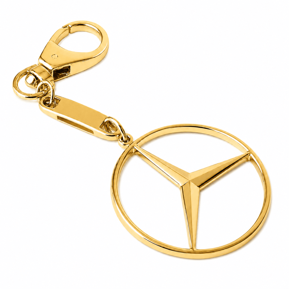 Брелок  з жовтого золота Mercedes (Мерседес) (з9003.2) - 1