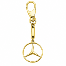 Брелок з жовтого золота Mercedes (Мерседес) (з9003)