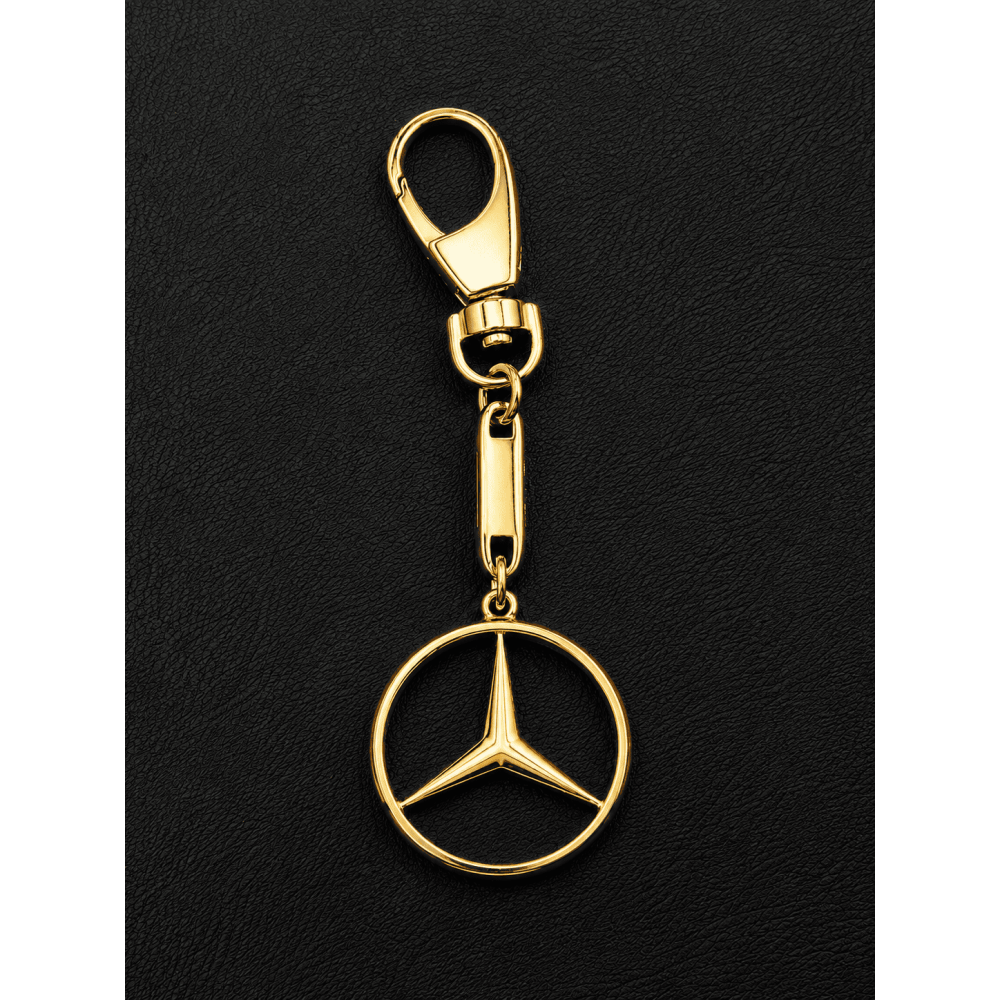 Брелок з  жовтого золота Mercedes (Мерседес) (з9003) - 2
