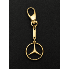 Брелок з жовтого золота Mercedes (Мерседес) (з9003) - 2