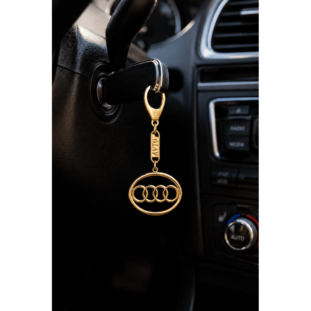 Брелок з жовтого золота Audi (Ауді) (з9004.1) - 2