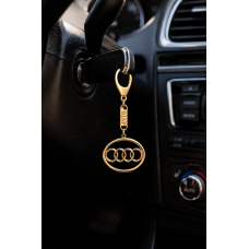 Брелок из желтого золота Audi (Ауди) (з9004.1) - 2