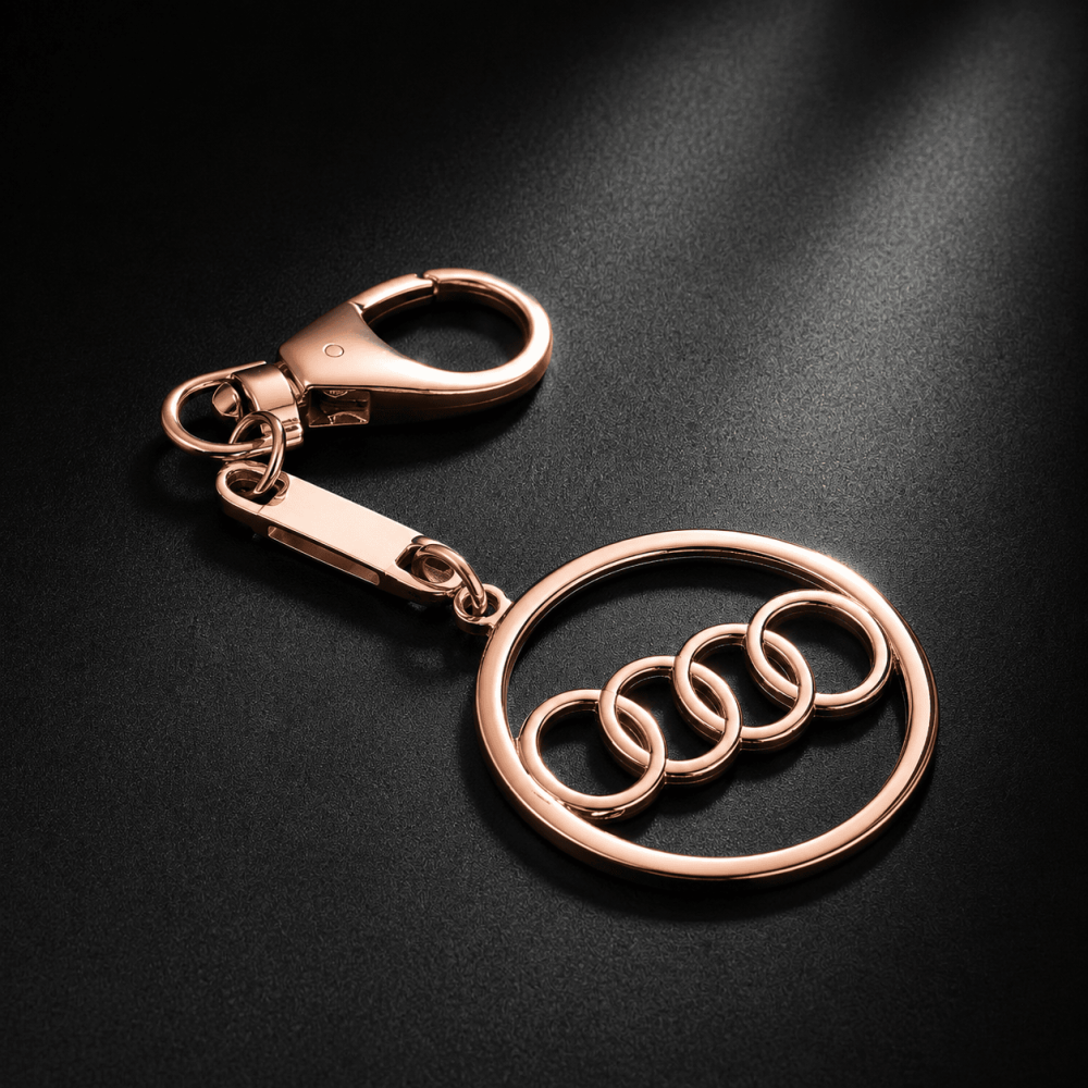 Брелок из красного золота Audi (Ауди) (з9004) - 2