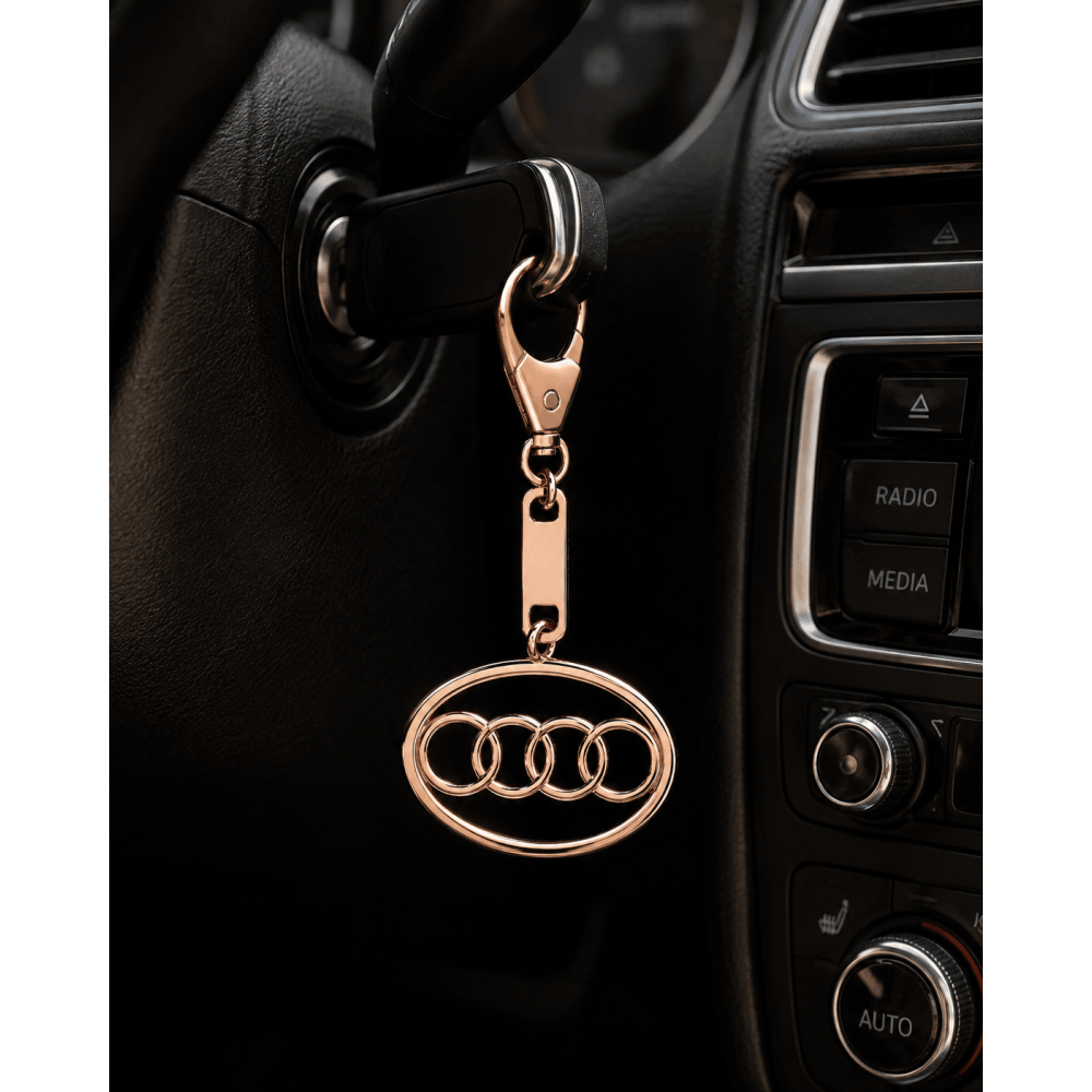 Брелок из красного золота Audi (Ауди) (з9004) - 4