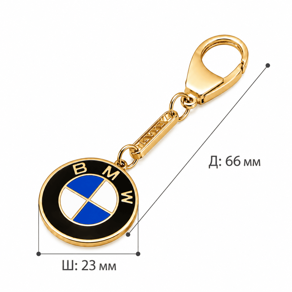 Брелок из желтого золота BMW (БМВ) (з9013.1) - 3