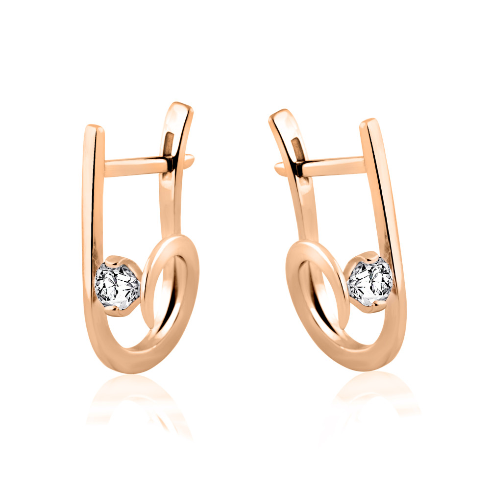 Золоті сережки (з4968) - 1